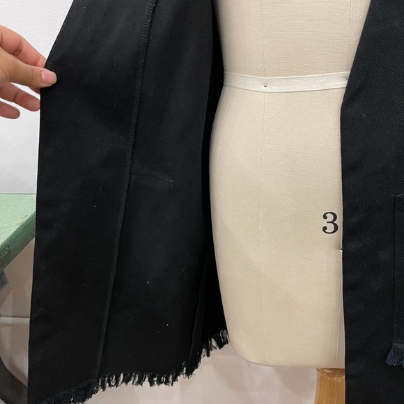 Handmade UNISEX denim runway long coat 2018 - Picture 9 of 10